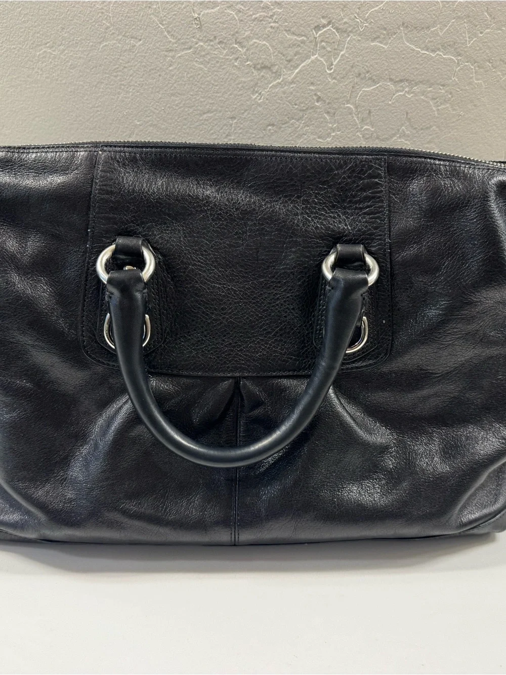 Coach Madison Large Sabrina 12949 Black Leather Satchel Y2K + Dust Bag